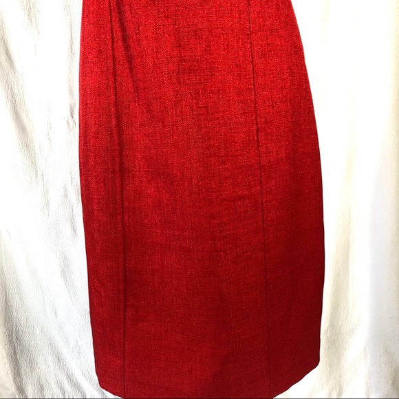 NWT David Meister Red Sleeveless Casual Dress - Picture 6 of 8